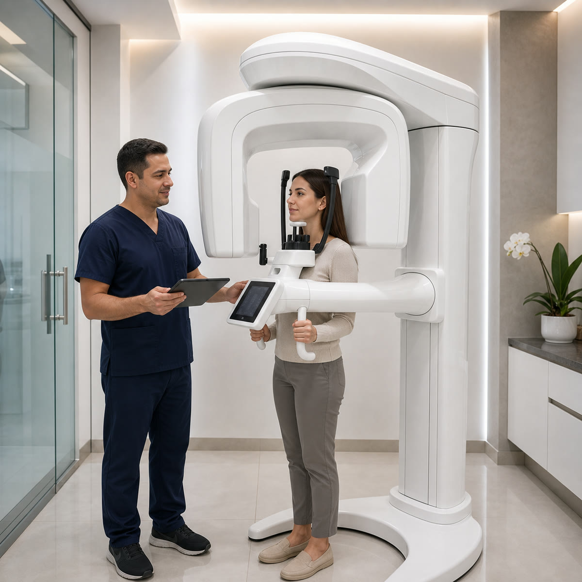 CBCT scan used to plan All-on-6 dental implants in Mexico
